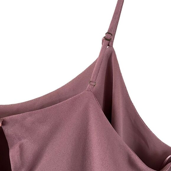Abound camisole cropped tank top ladies size xl mauve cami - Picture 3 of 7